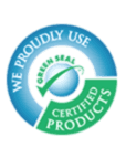 We Proudly Use Green Seal Certified Product